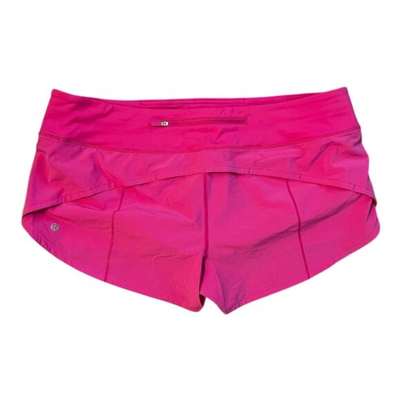 Lululemon Speed Up LR Low Rise Short 2.5" Lined SNCP Sonic Pink Size 14 NWT - Picture 2 of 10